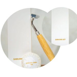 Shaving Kit(Bamboo shaver with 10g shaving soap)