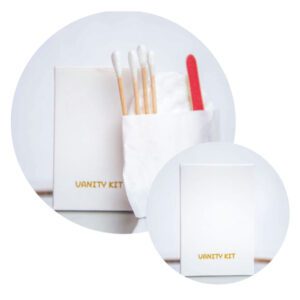 Vanity Kit (Bamboo earbuds,cotton buds,Nail file)